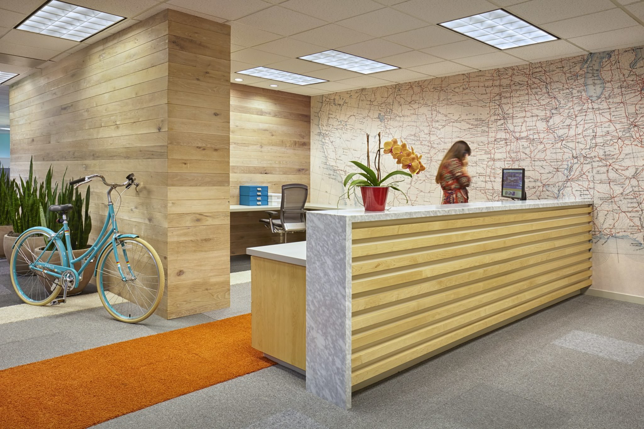 Jamestown Office Interior Reception Design San Francisco